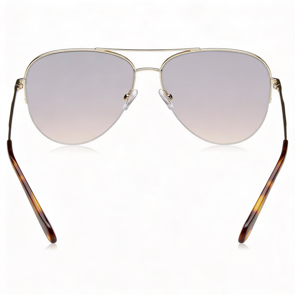 Gafas de sol Fossil FOS 3137/G/S de aviador para mujer, oro claro, 58 mm, Photo 3