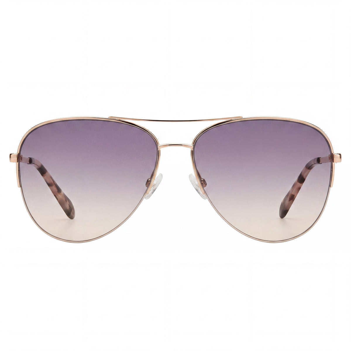 Fossil Fos 3137/G/S Red Gold Aviator Sunglasses for Women, 58mm, Photo 2