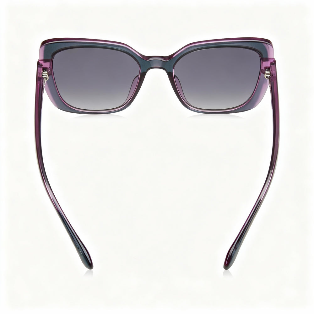 Fossil FOS 3143/S Square Sunglasses Women — side view, Non-Polarized Dark Grey Shaded lens