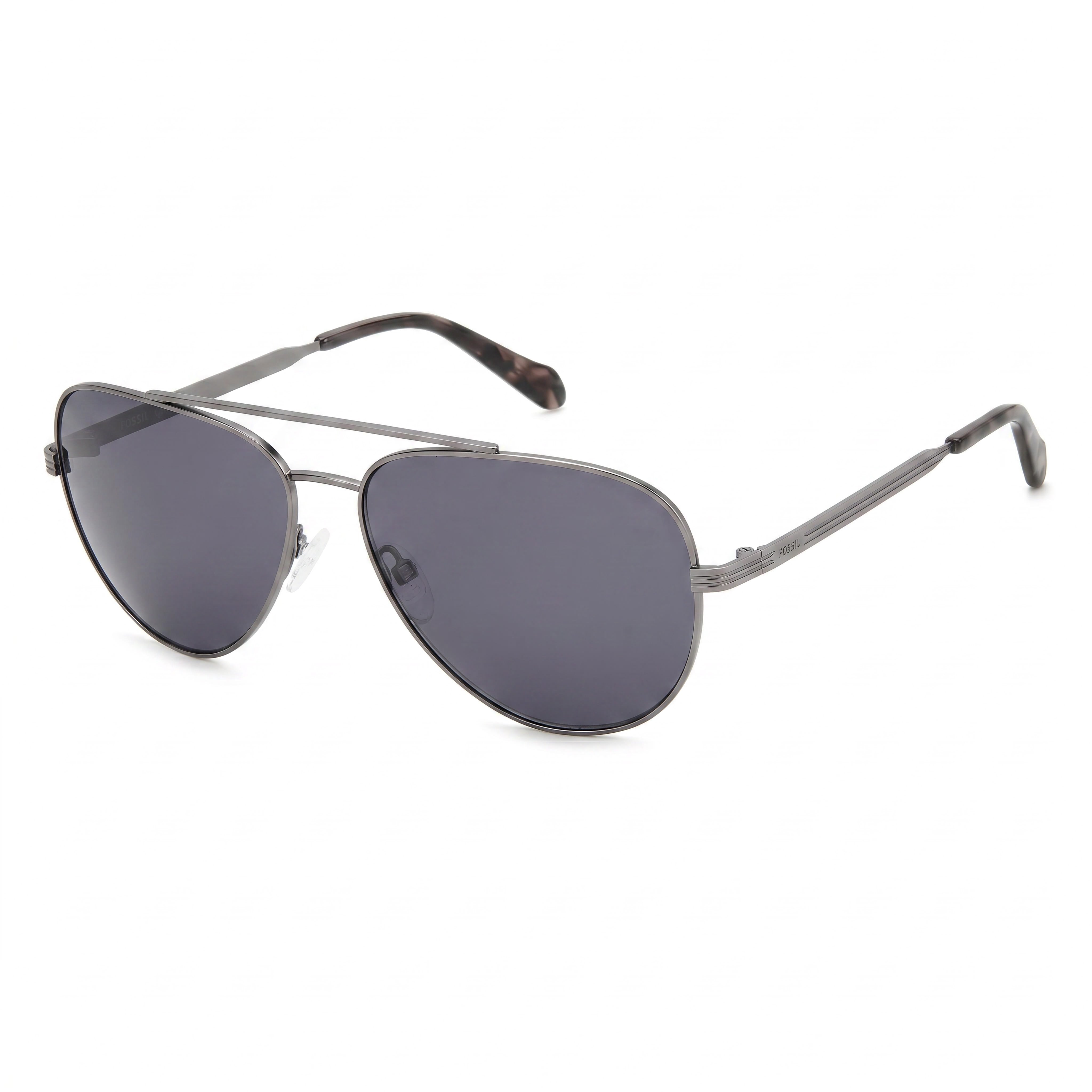 Fossil FOS 3144/G/S Matte Dark Ruthenium Sunglasses for Men, 60mm, Photo 1