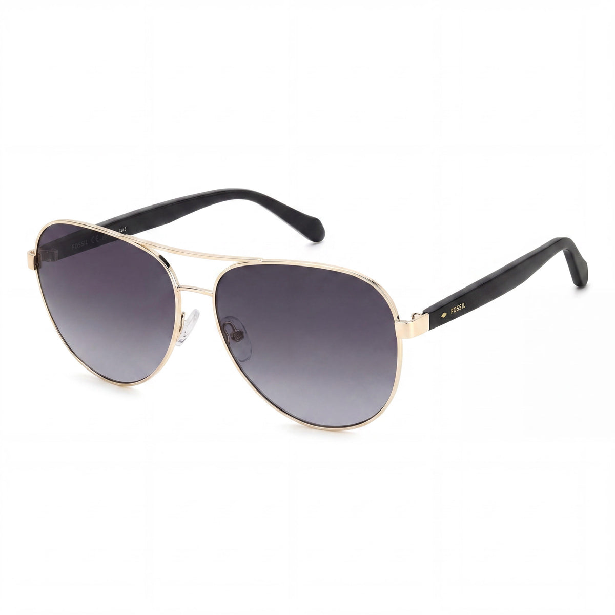 Gafas de sol tipo aviador Fossil Fos 3150/G/S doradas para mujer, 60mm, Photo 1