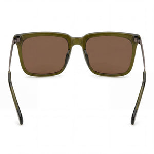 Fossil Fos 3152/G/S Square Sunglasses Men — side view, Crystal Green lens