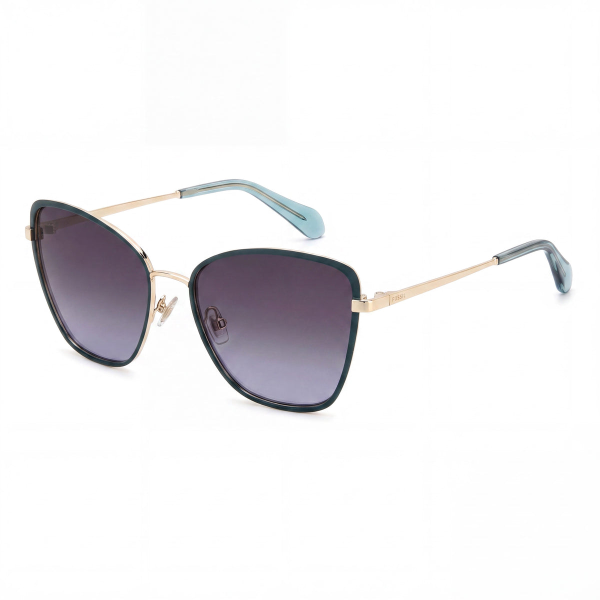Gafas de sol Fossil FOS 3159/G/S ojo de gato verdes para mujer, 56 mm, Photo 1
