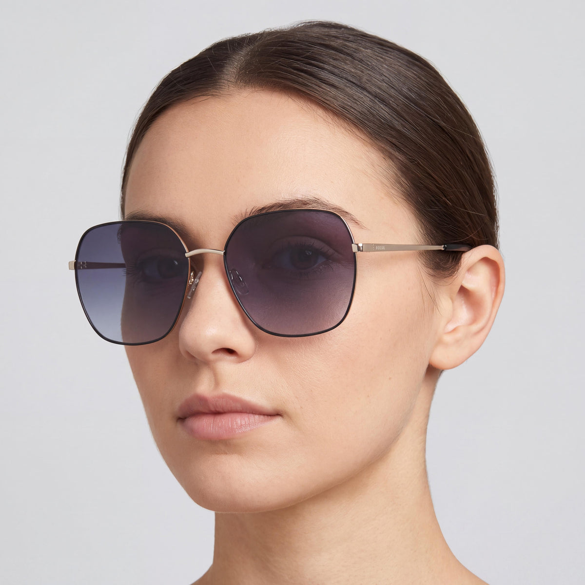 Fossil FOS 3174/G/S Black Square Sunglasses Unisex, Photo 5