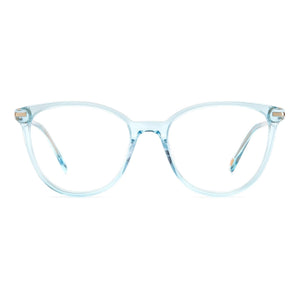 Fossil Fos 7106 Square Eyeglasses for Women — front view, Plastic