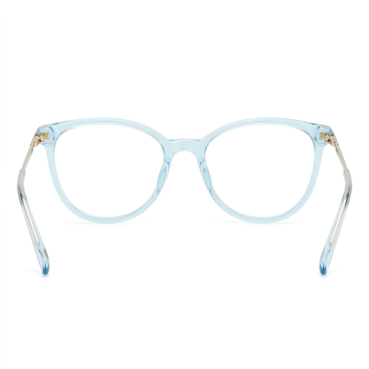Gafas graduadas Fossil Fos 7106 cuadradas de color turquesa cristal para mujer, 51 mm, Photo 3