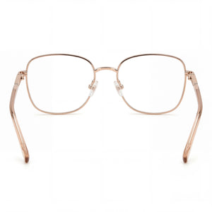 Fossil Fos 7113 Rectangle Sunglasses Women — side view, Non-polarised Red Gold lens