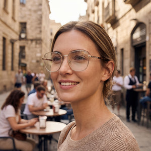 Fossil Fos 7113 Silver Eyeglasses Women — outdoor wear, Alloy Steel frame