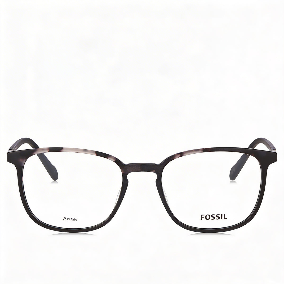 Fossil Fos 7116/G Grey Ruth Square Eyeglasses for Men, Plastic 52mm, Photo 2