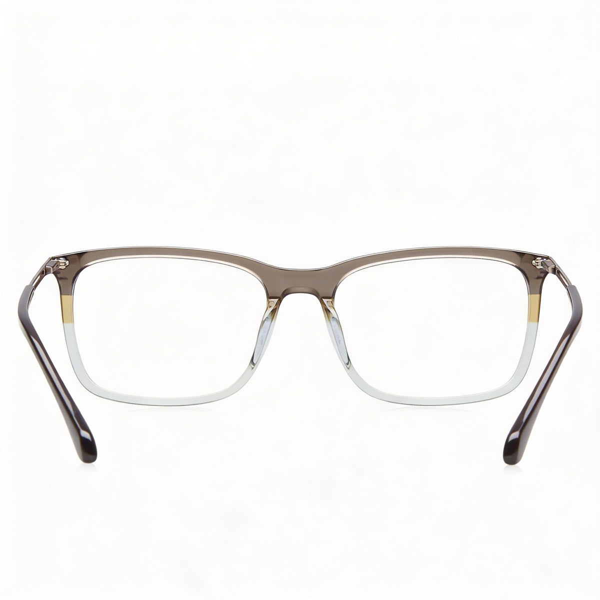 Fossil Fos 7128 Brown Rectangle Eyeglasses for Men, 54mm, Photo 3