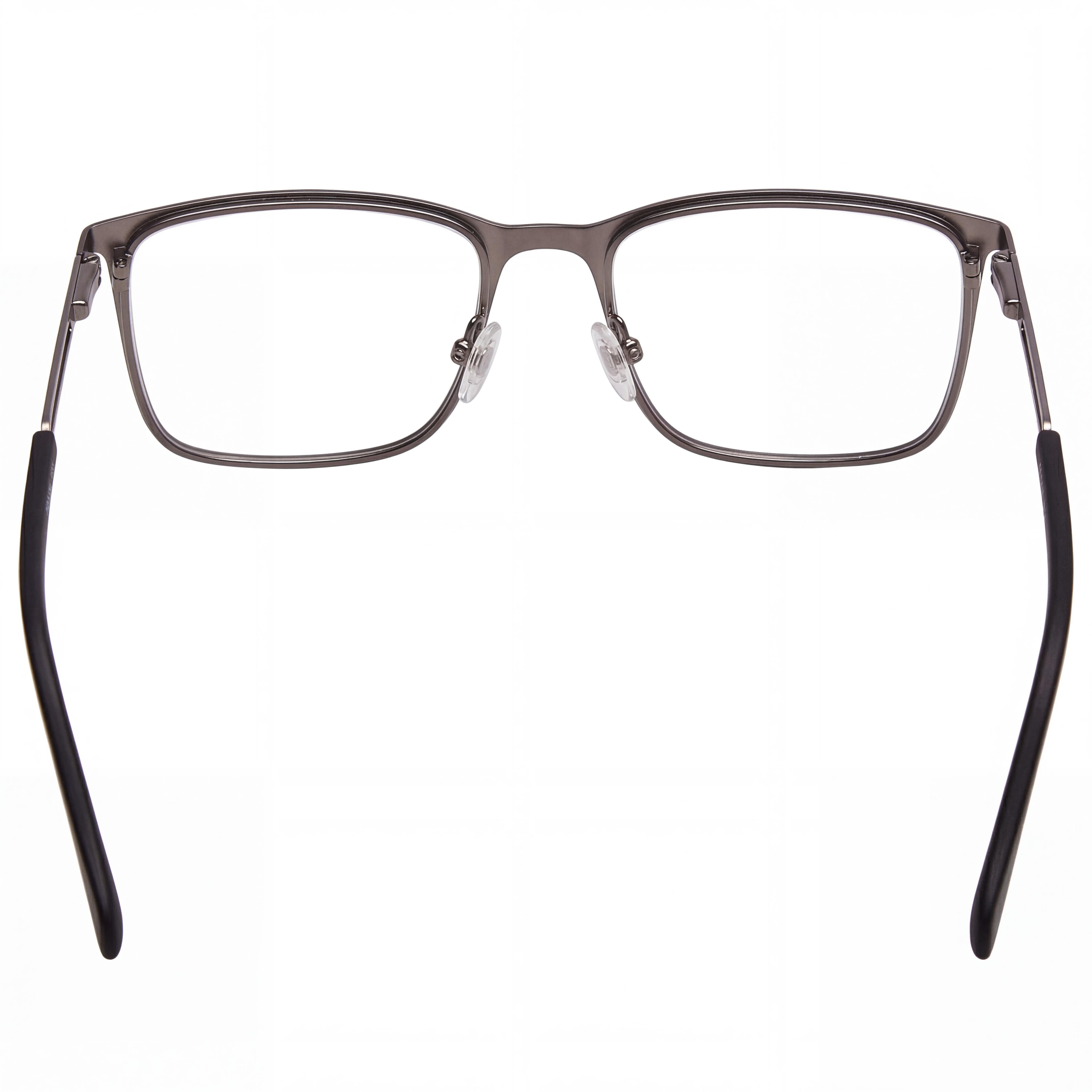 Lentes rectangulares de acero de aleación Fossil FOS 7129 negros para hombre, Photo 3