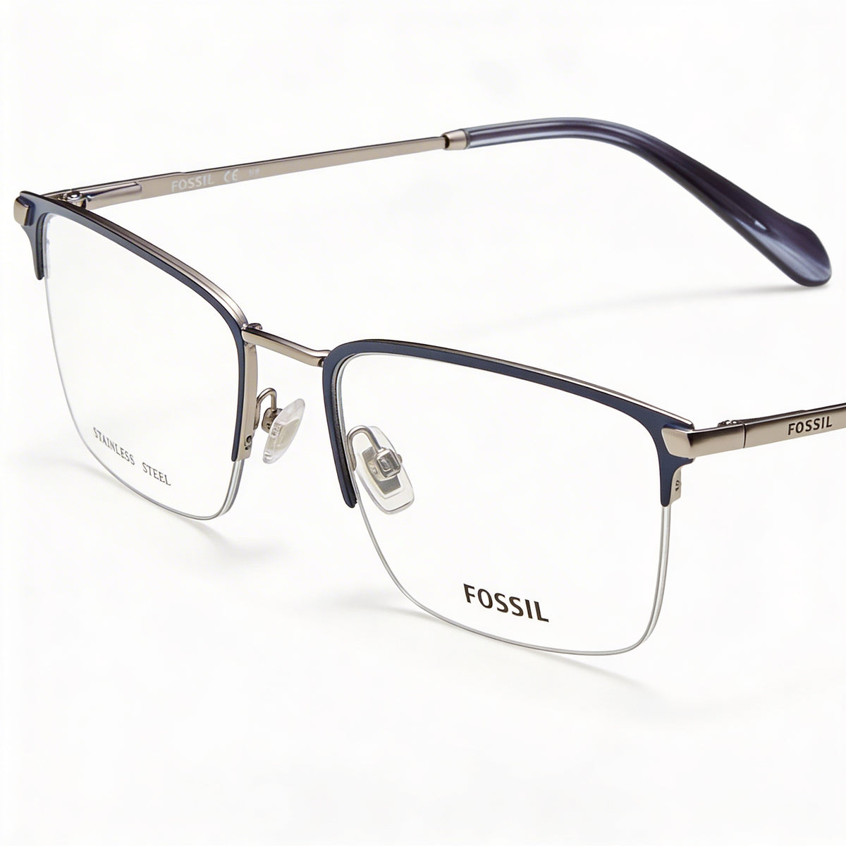 Gafas unisex Fossil Fos 7147 rutenio oscuro mate, 53 mm, Photo 2