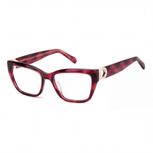 Fossil Fos 7172 Red Havana Rectangle Eyeglasses for Women, ECO ACETATE frame