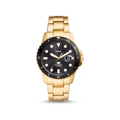 Fossil FS5990 Gold Stainless Steel Men's Watch, 46mm