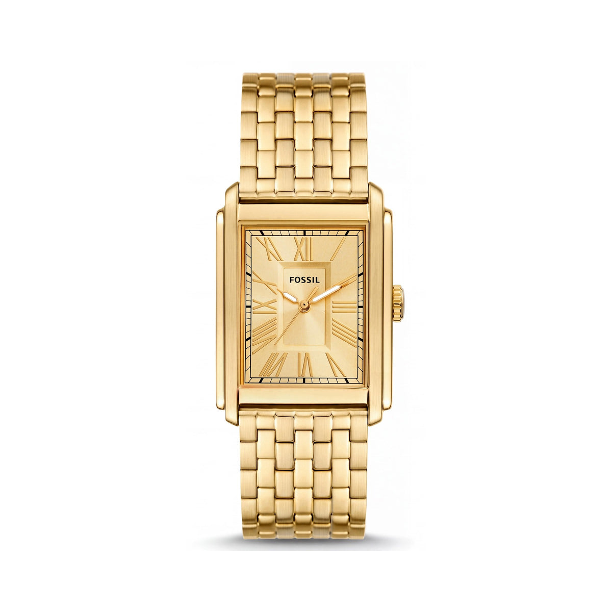 Reloj Fossil FS6009 para hombre de acero inoxidable en tono dorado, con movimiento de cuarzo, cristal mineral resistente a los rayones y resistencia al agua de 5 ATM, Photo 1