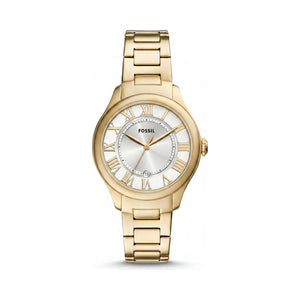 Fossil Gilmore Gold Dial Stainless Steel Women's Watch, 38mm