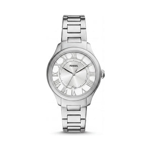 Fossil Gilmore Silver Dial Stainless Steel Women's Watch, 38mm