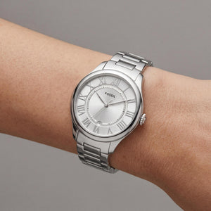 Fossil Gilmore Women's Watch — side view, Stainless Steel case 38mm