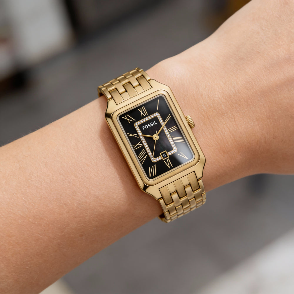 Fossil Women's Watch — side view, Stainless Steel case 26mm