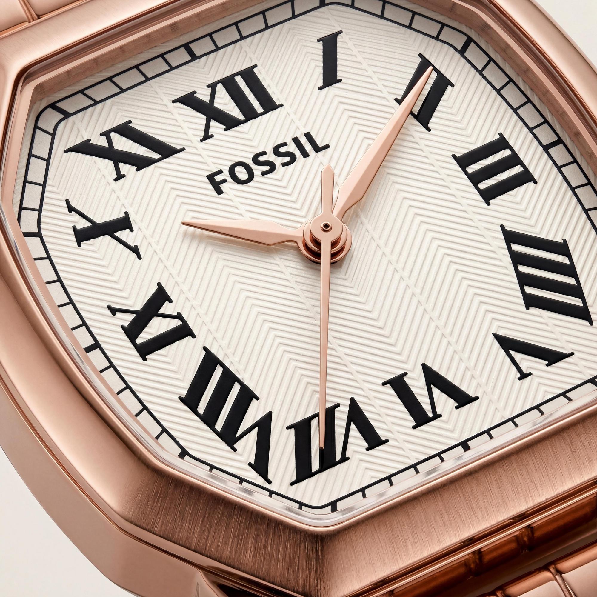 Reloj Fossil Harlow para mujer, esfera oro rosa, acero inoxidable de 27 mm, Photo 2