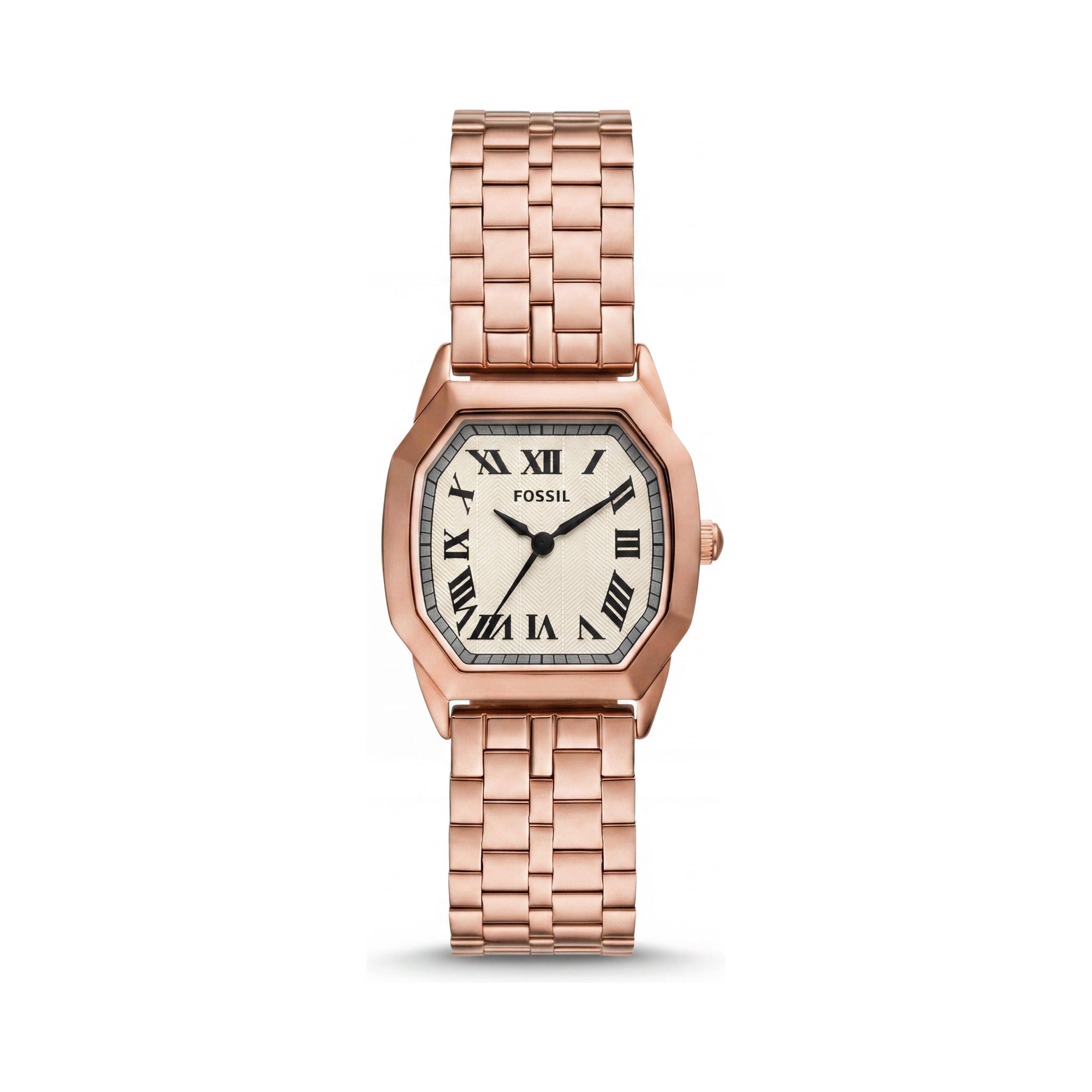 Reloj Fossil Harlow para mujer, esfera oro rosa, acero inoxidable de 27 mm, Photo 1