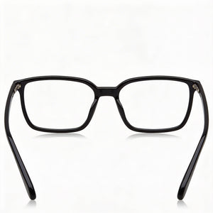Fossil Modern Rectangle Eyeglasses Unisex — front view, Acetate
