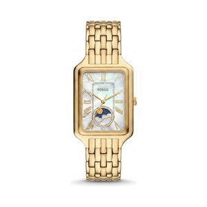 Fossil Modern Classic Gold Dial Stainless Steel Women's Watch, 29mm
