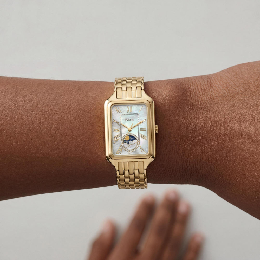 Fossil Modern Classic Women's Watch — side view, Stainless Steel case 29mm