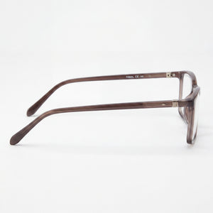 Fossil Modern Rectangle Eyeglasses for Men — front view, Propionate
