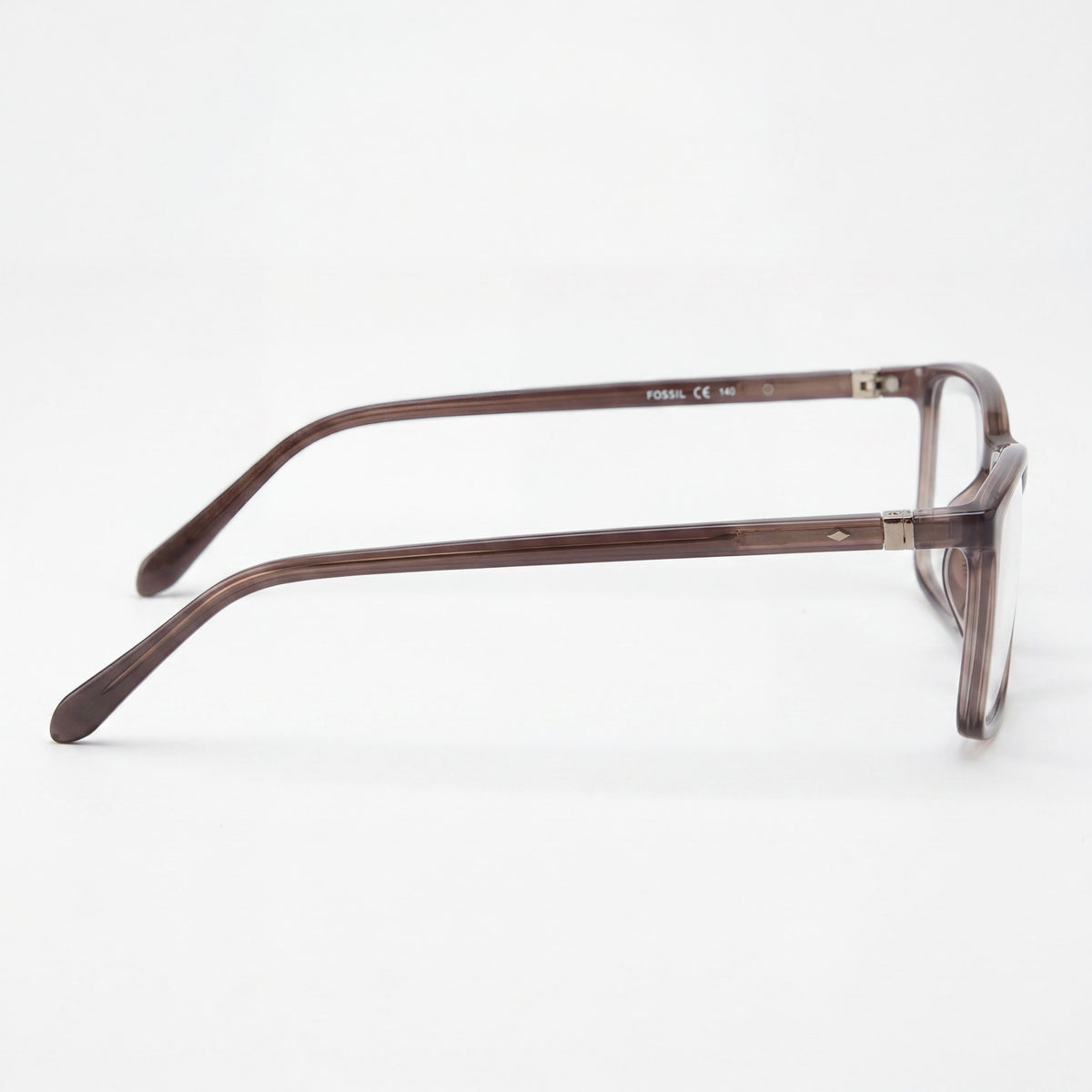 Gafas graduadas rectangulares Fossil Modern Crystal Grey para hombre, 55 mm, Photo 2