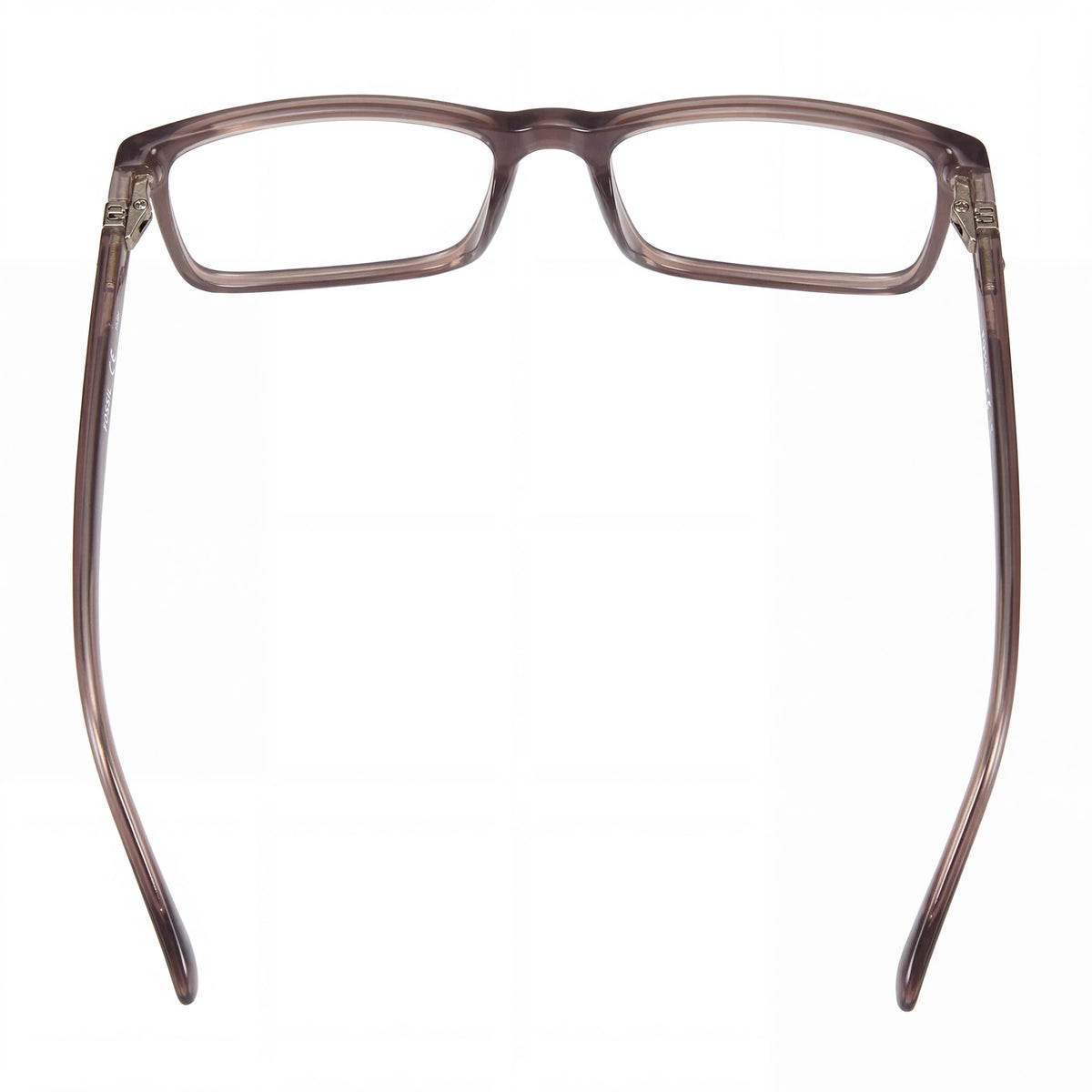 Gafas graduadas rectangulares Fossil Modern Crystal Grey para hombre, 55 mm, Photo 3