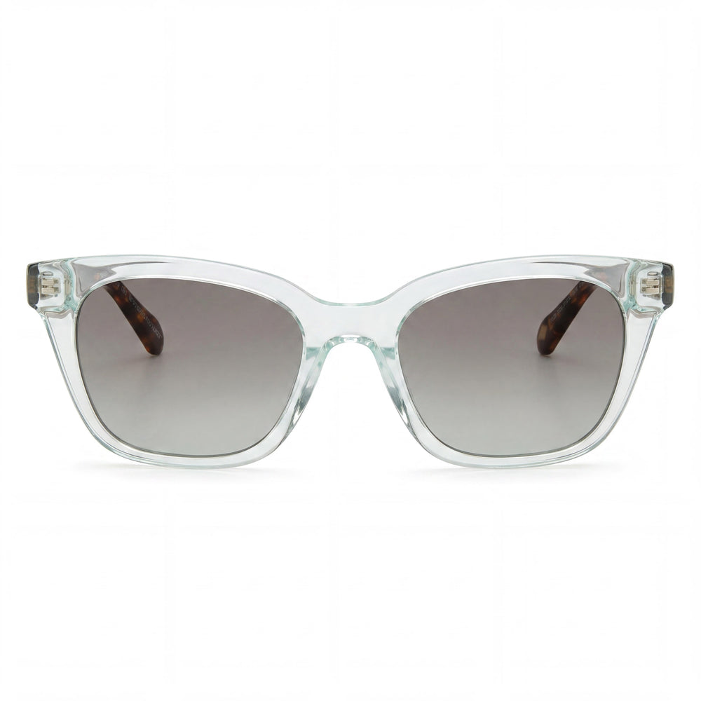 Fossil Modern Rectangle Sunglasses for Women — front view, Polyamide frame