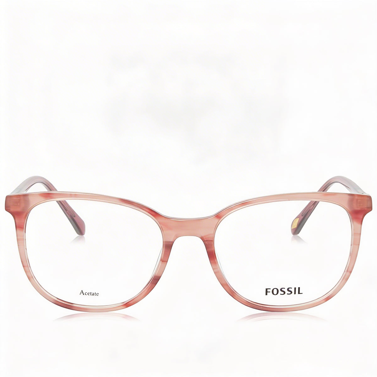 Fossil Modern Plum Square Eyeglasses for Women, Acetate 53mm, Photo 2