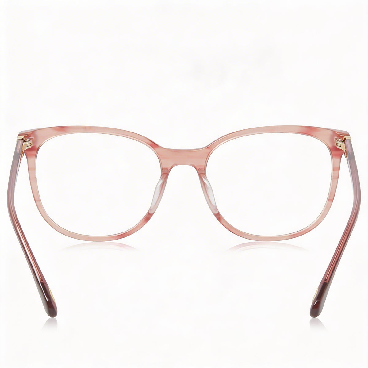 Fossil Modern Plum Square Eyeglasses for Women, Acetate 53mm, Photo 4