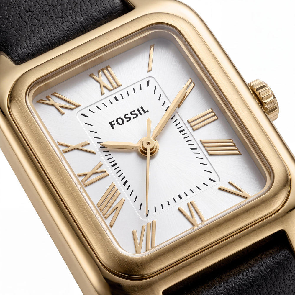 Fossil Raquel Women's Watch — front view, Quartz movement 18mm