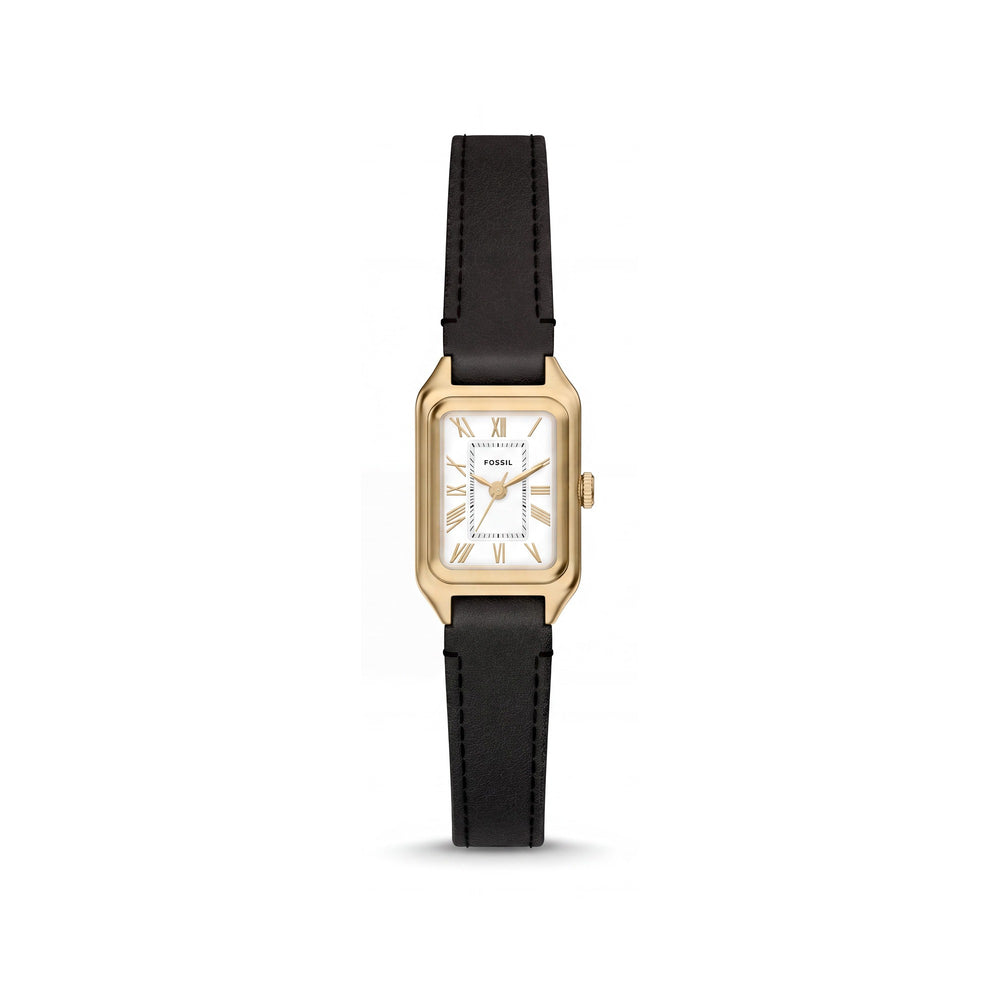 Fossil Raquel Black Stainless Steel Women's Watch, 18mm