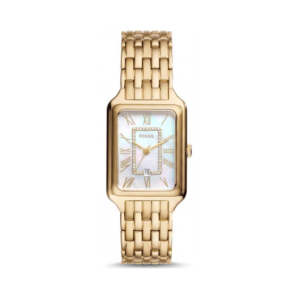 Fossil Raquel ES5304 Gold Stainless Steel Women's Watch, 26mm