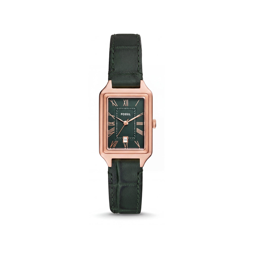 Fossil Raquel ES5366 Green Stainless Steel Women's Watch, 23mm