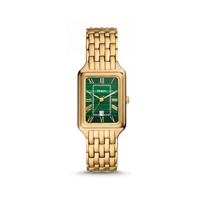 Fossil Raquel Gold Stainless Steel Women's Watch, 26mm