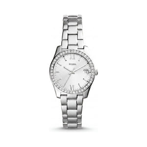 Fossil Scarlette ES4317 Silver Stainless Steel Women's Watch, 32mm