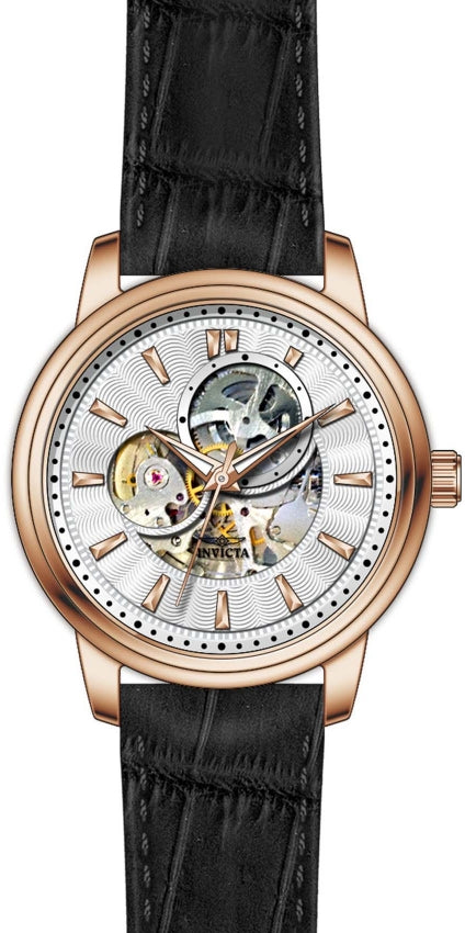 Invicta Men's Vintage Analog Display Automatic Self Wind Black Watch