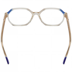 Furla VFU578 Geometric Eyeglasses for Women — front view, Acetate