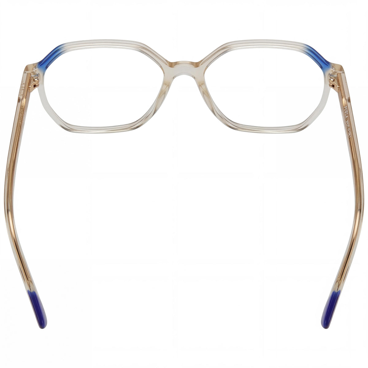 Gafas graduadas rectangulares transparentes Furla VFU578 para mujer, 53 mm, Photo 2