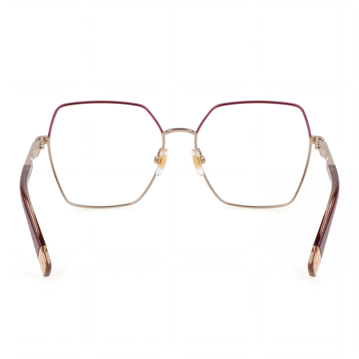 Gafas de sol cuadradas Furla VFU674 doradas para mujer, metal 55mm, Photo 3