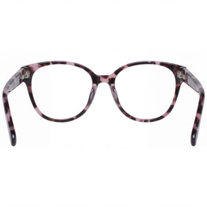 Gant Casual Rectangle Eyeglasses Women — side view, Havana Plastic temples