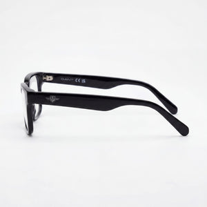 Gant Classic Rectangle Eyeglasses for Men — front view, Black