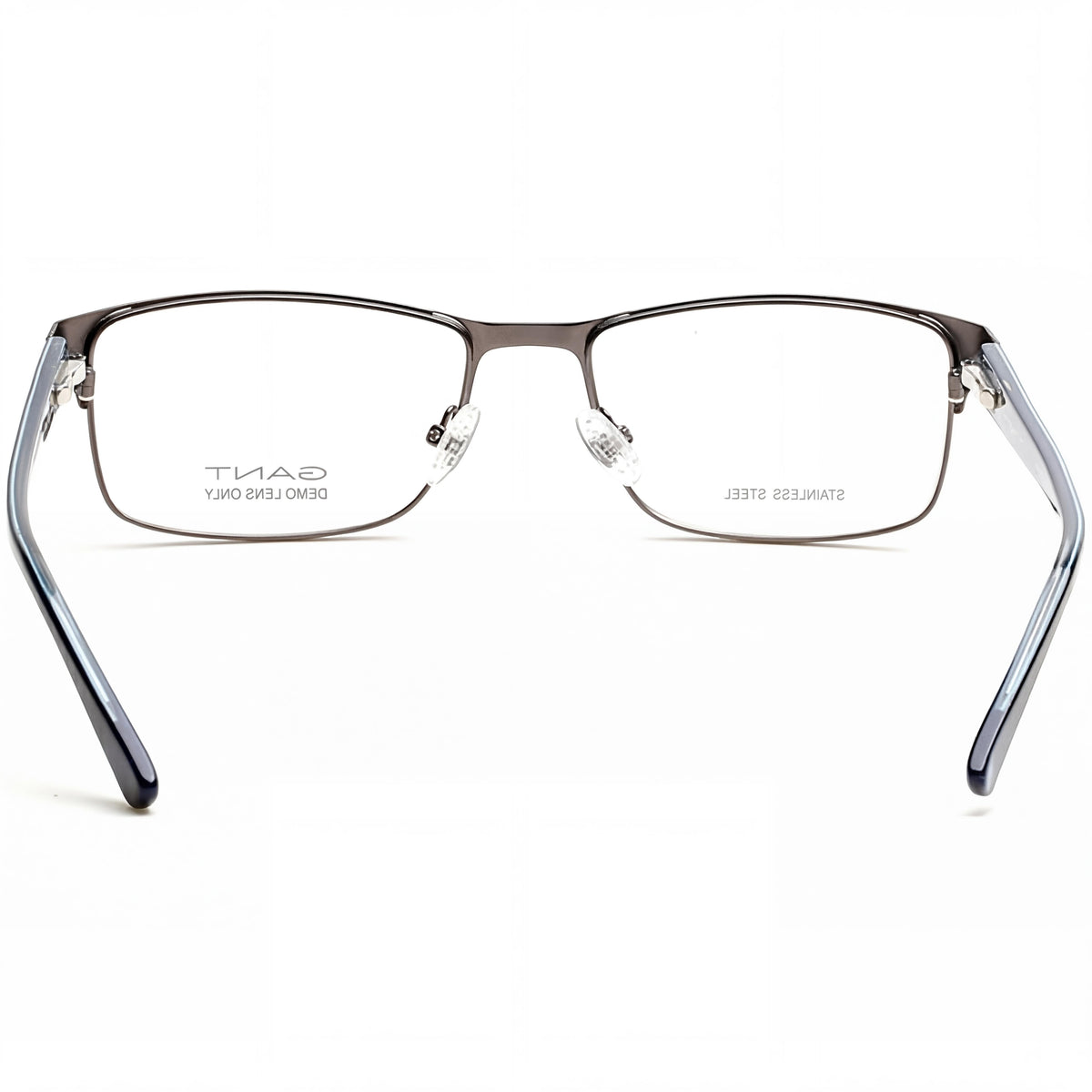 Gant Ga3084 Gafas rectangulares unisex, color gris plomo mate y negro, 55mm, Photo 2
