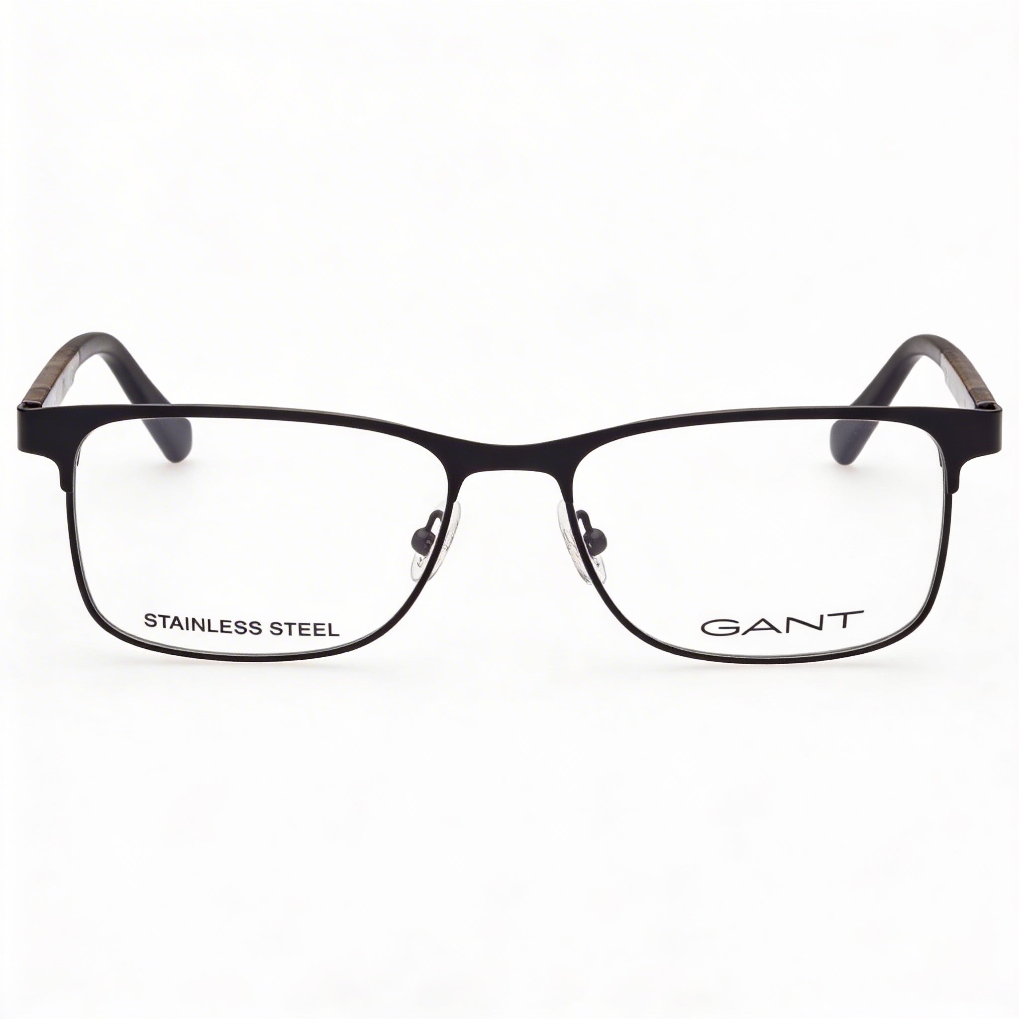 Gant GA3234 Gafas Rectangulares Negras para Hombre, Metal 54mm, Photo 2