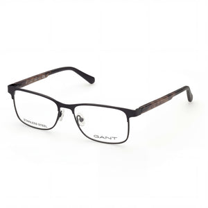 Gant GA3234 Black Rectangle Eyeglasses for Men, Metal frame