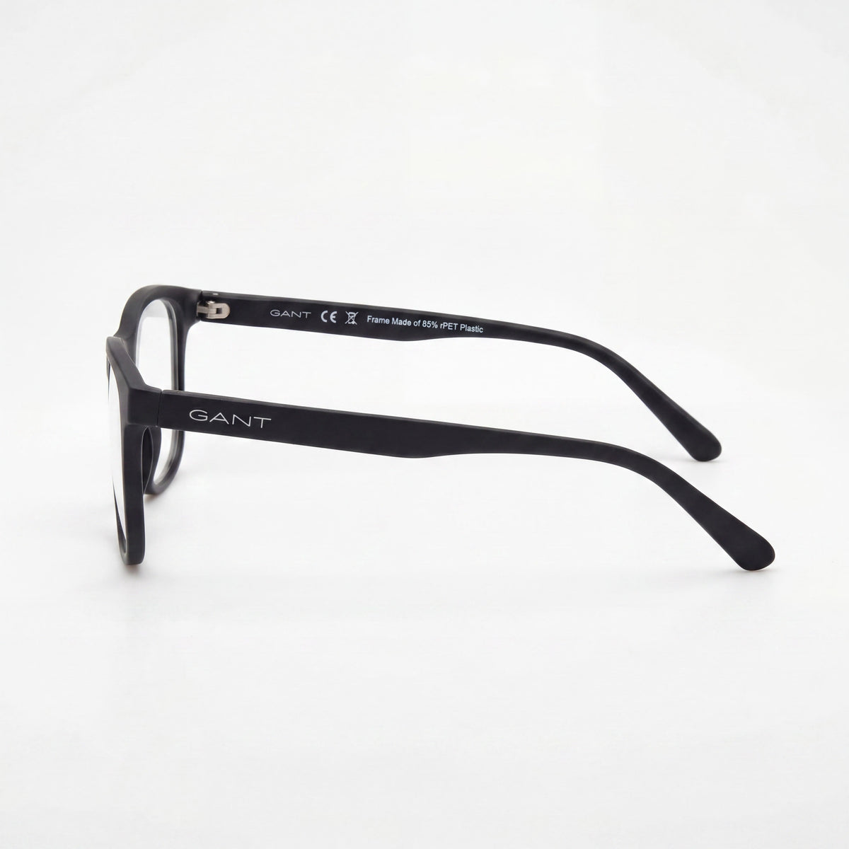 Gant GA3302 Gafas Cuadradas Negras/Blancas Unisex, Muestra Transparente, Photo 2